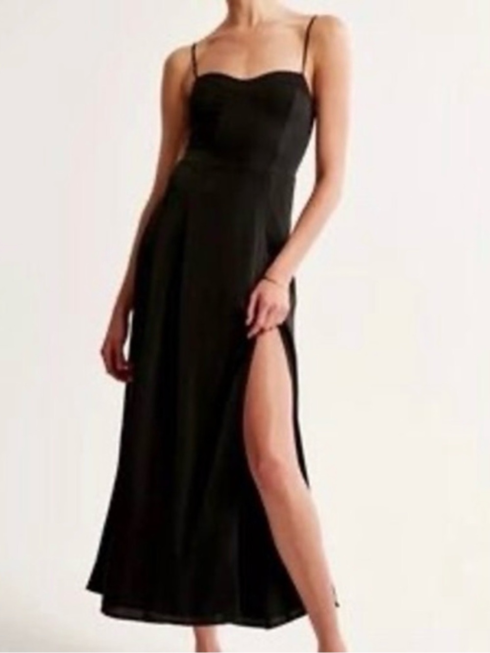 Abercrombie & Fitch Satin Midi Dress✨